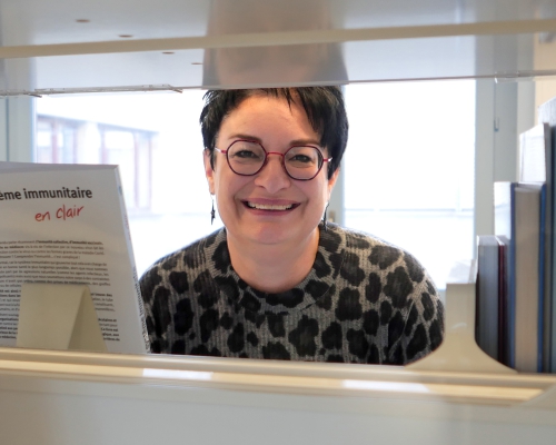 Estelle Delaloye, bibliothécaire à l’ECCG-EPP de Sion