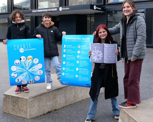 Les valeurs vues par quatre élèves du CO de Martigny