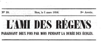 N° 28 Amis des regens 01 mar 1856