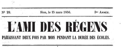 N° 29 Amis des regens 15 mar 1856