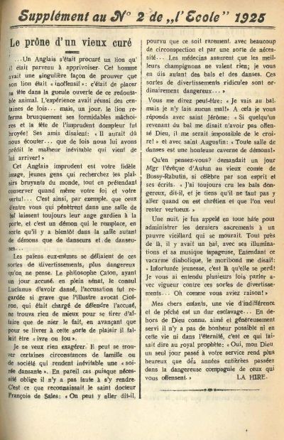 N° 02-03 Ecole primaire fév-mar 1925 supplément