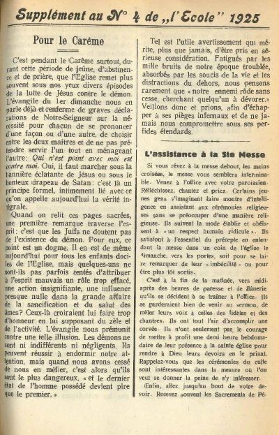 N° 04 Ecole primaire avr-mai 1925 supplément