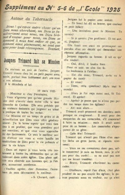 N° 05-06 Ecole primaire 1925 supplément