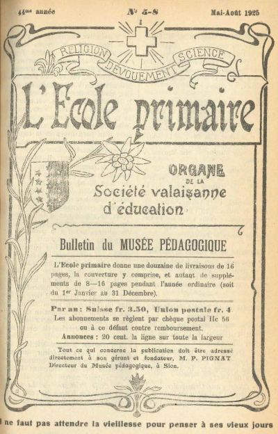 N° 06-08 Ecole primaire jui 1925