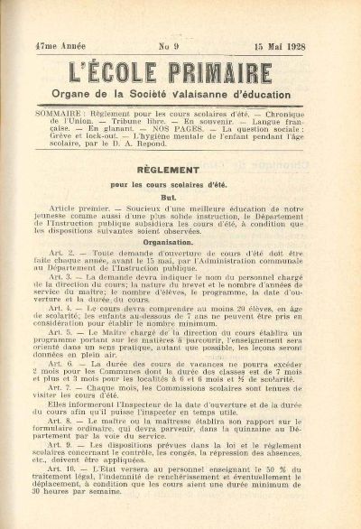 N° 09 Ecole primaire 15 mai 1928 (1)