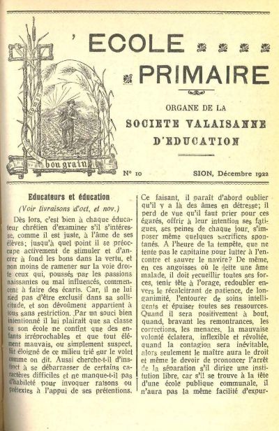N° 10 Ecole primaire dec 1922 annexe