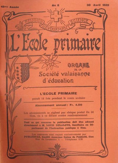 No08 Ecole primaire 30 avr 1929