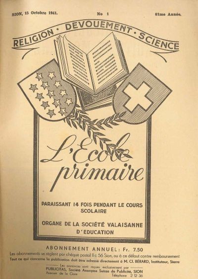 No 01 Ecole primaire 15 oct 1941