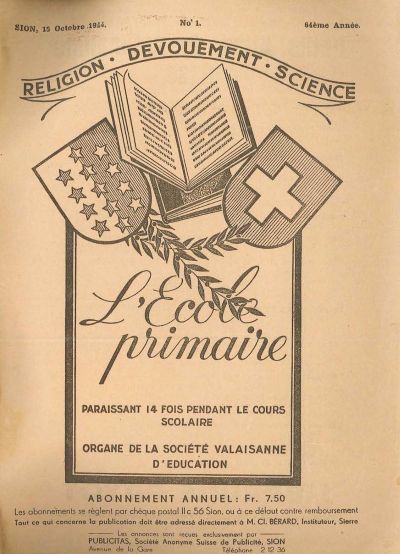 No 01 Ecole primaire 15 oct 1944