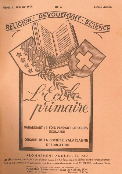No 02 Ecole primaire 31 oct 1944