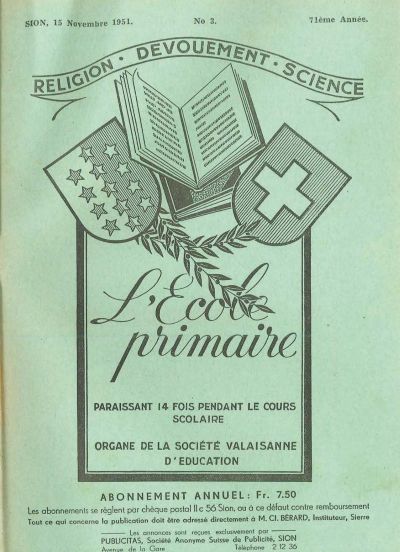 No 03 Ecole primaire 15 nov 1951