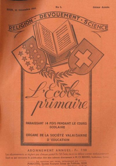 No 05 Ecole primaire 15 dec 1944