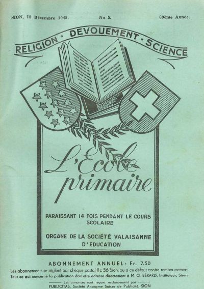 No 05 Ecole primaire 15 dec 1949