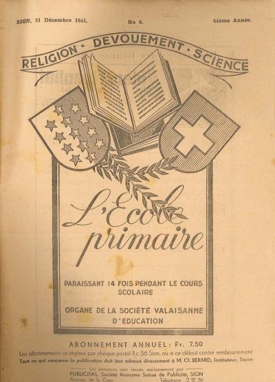No 06 Ecole primaire 31 dec 1944