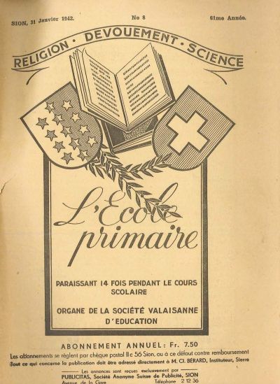 No 08 Ecole primaire 31 jan 1942
