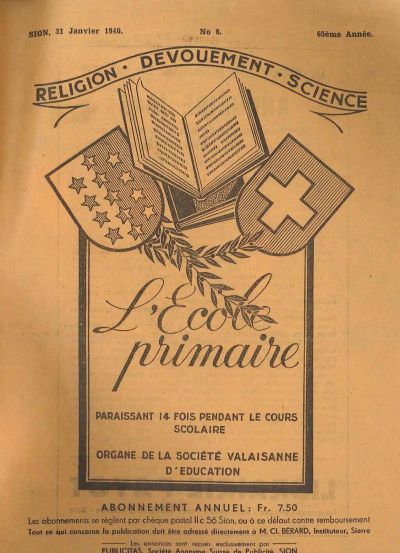 No 08 Ecole primaire 31 jan 1946