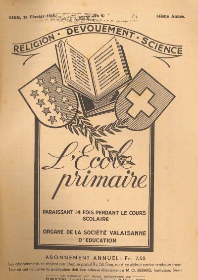 No 09 Ecole primaire 15 fev 1945
