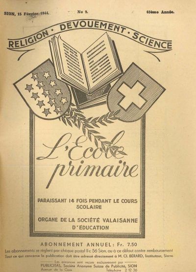 No 09 Ecole primaire 1944