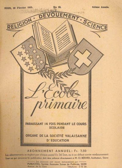 No 10 Ecole primaire 28 fev 1945