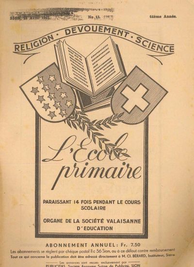 No 13 Ecole primaire 15 avr 1945