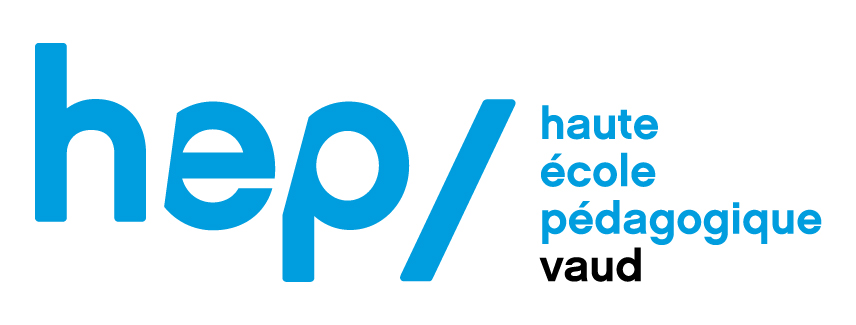 logo hep vaud bleu noir texte grand