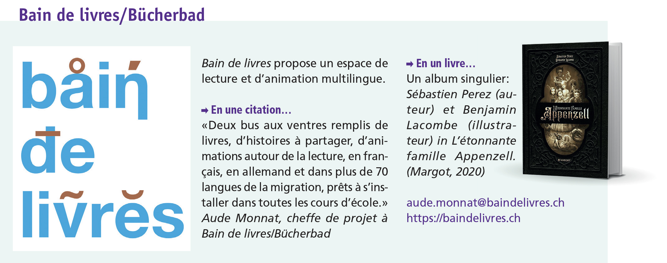 Bain de livre